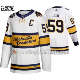 Nashville Predators Roman Josi 59 Adidas 2020 Winter Classic Authentic Shirt - Kinderen